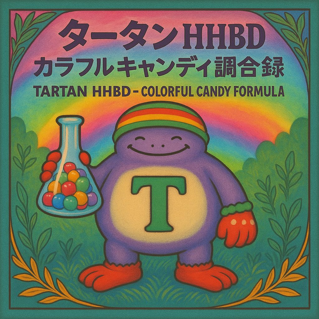 タータンの HHBD　– カラフルキャンディ調合録 – 1.0ml