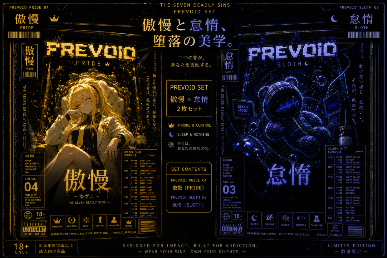 PREVOID SET 『SLOTH × PRIDE』