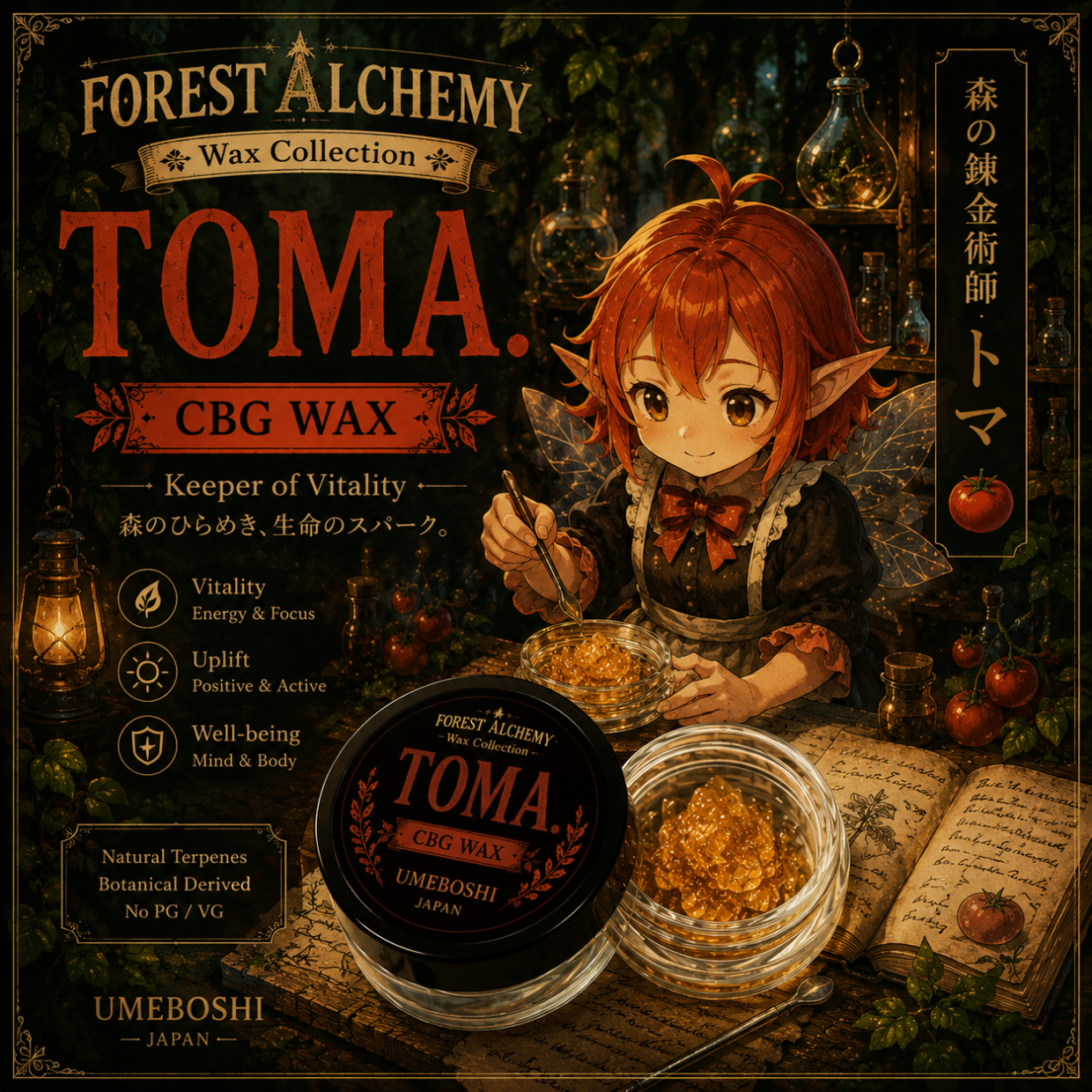 TOMA – EMBER BLOOM(CBG WAX)