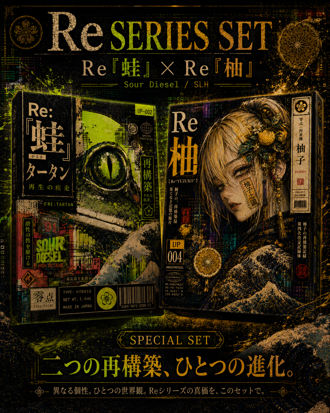 RE セット — Re『蛙』タータン × Re『柚』ゆずこ